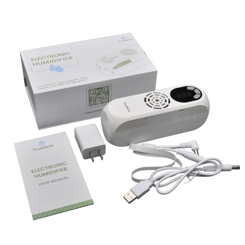 True Herb Electronic Humidifier for Humidors, Wine Cabinets, and Other Enclosed Storage Spaces