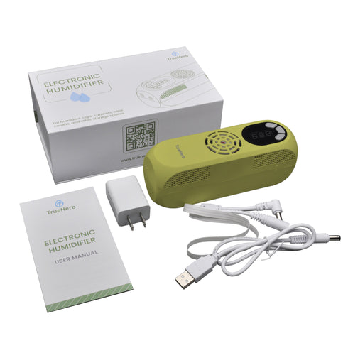 True Herb Electronic Humidifier for Humidors, Wine Cabinets, and Other Enclosed Storage Spaces