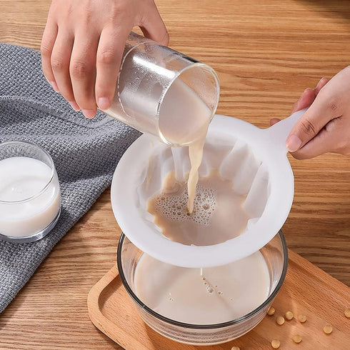 True Herb Fine Nylon Sieve Filter, 25 Micron 500 Mesh, and Pestle Tool